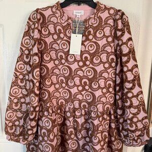 Lovelo Women's Sequin/Embroidered Dress Long Sleeve Dress Size S